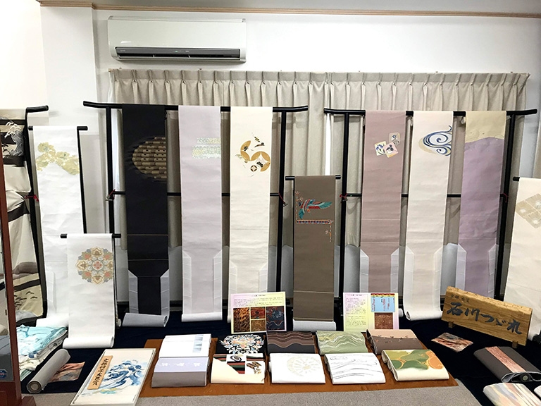 展示会事例: 呉服売場店舗内